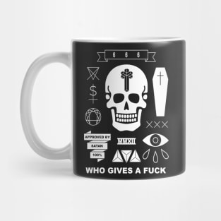 Who Gives A F**k on Black Mug